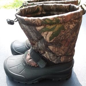 Kids/Boys Camo Northside winter snow boots